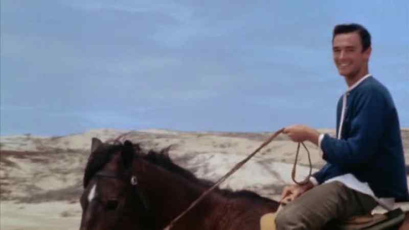Robert with a death grip on an English saddle