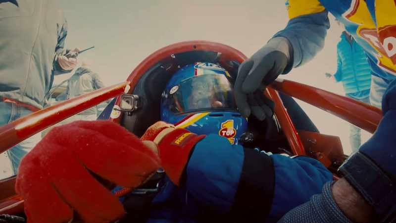 ROBINSON: Got up to right around 378 miles an hour