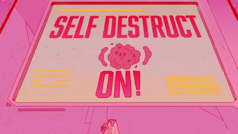 [robot drone] Self-destruct initiated. -[machine beeping]