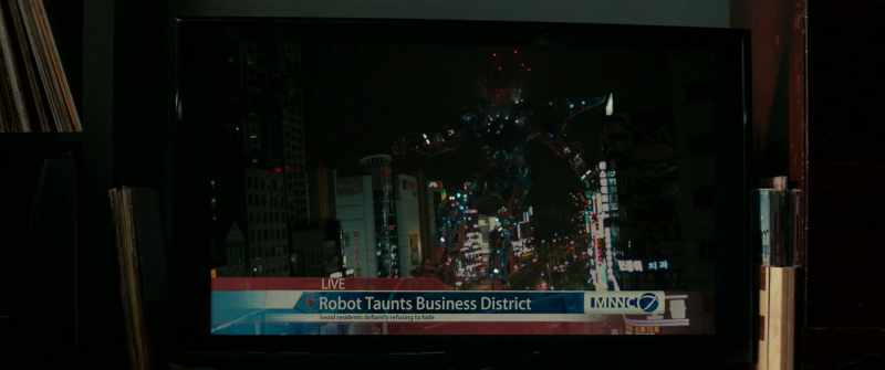 Robot Taunts Business District