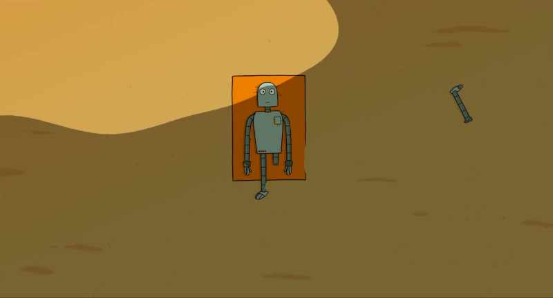 [Robot whirs softly]