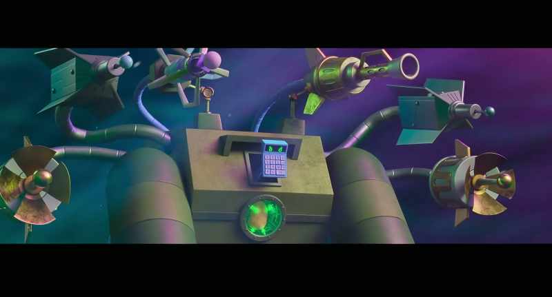 [robotic grunting]