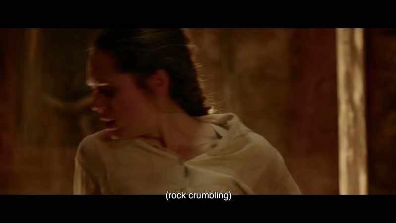 (rock crumbling)