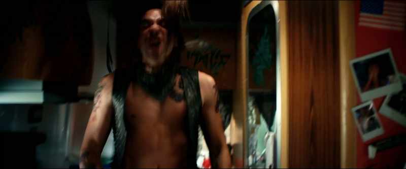 [rock music]