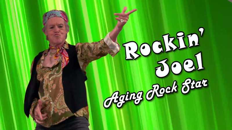 [rock music]