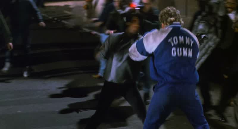 Rocky! Rocky! Rocky! Hit him Dad, come on!