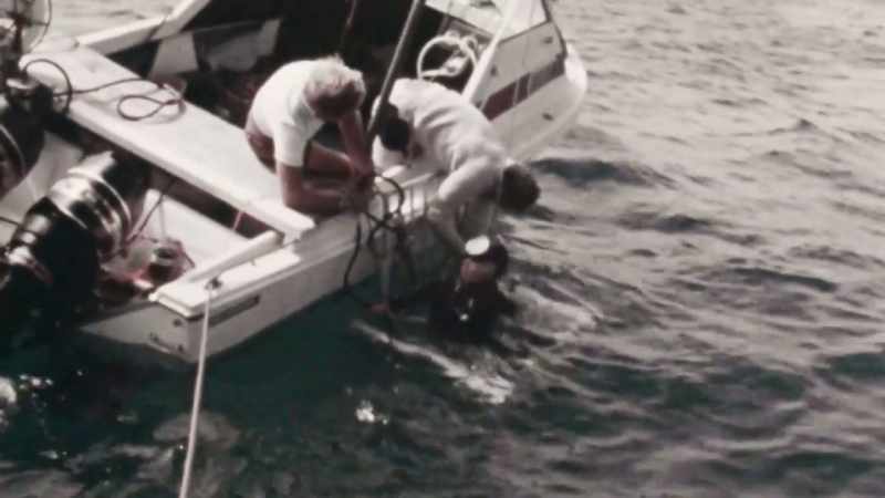 RODNEY: I'm in the small half-size boat looking after him