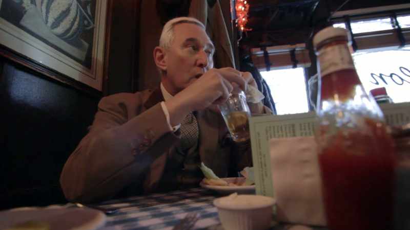Roger Stone knows how to do the triple bank shot