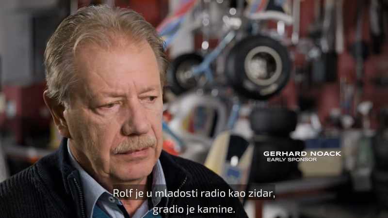 Rolf began his working life as a bricklayer building chimneys