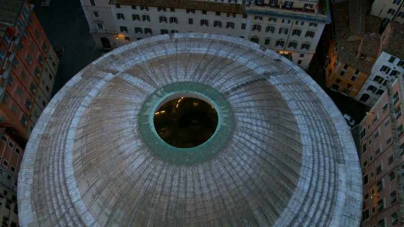 Roman engineers crafted it from concrete