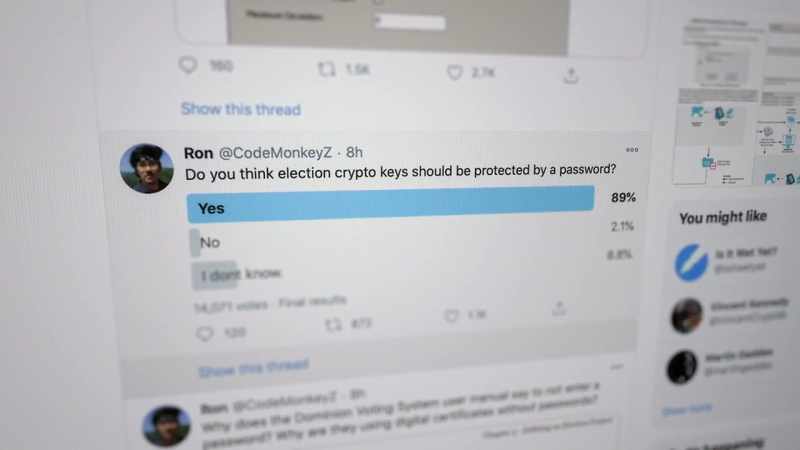 Ron began asking leading questions