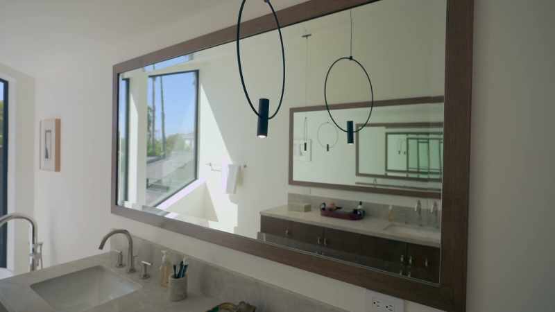 [Ron] Custom vanities with matching custom mirror frames