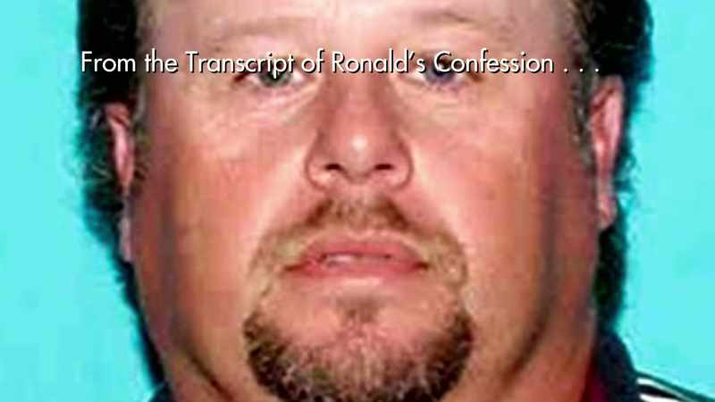 [Ronald] I have anger for everything that was