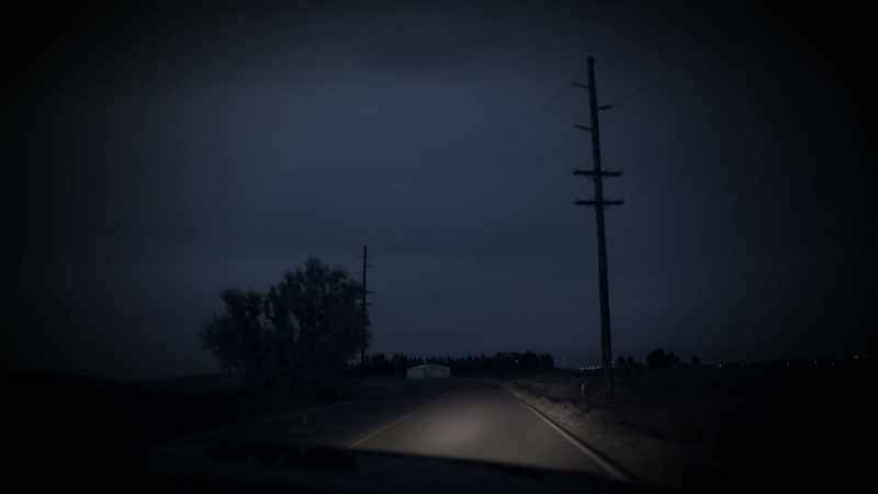 Ronald sees a young man alone, walking at night