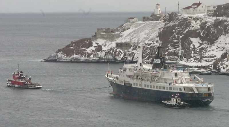 Ronbeau: Very soon after leaving harbor