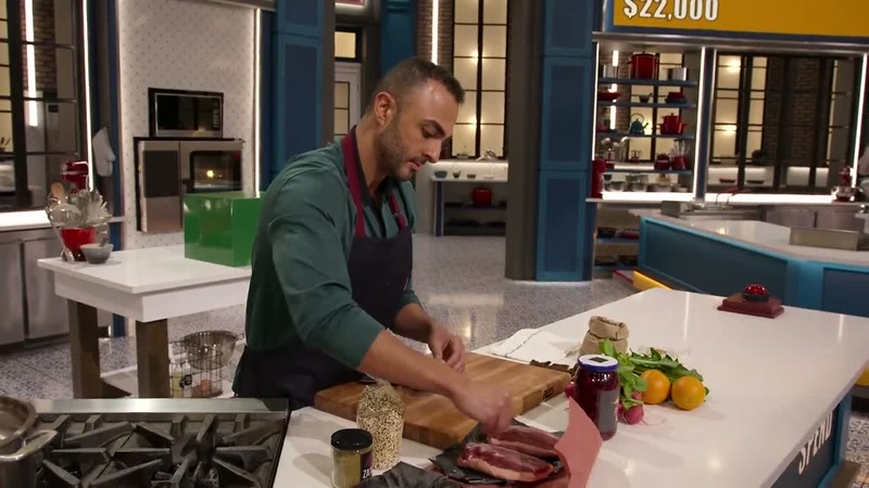 Roni, spending up with some duck breast