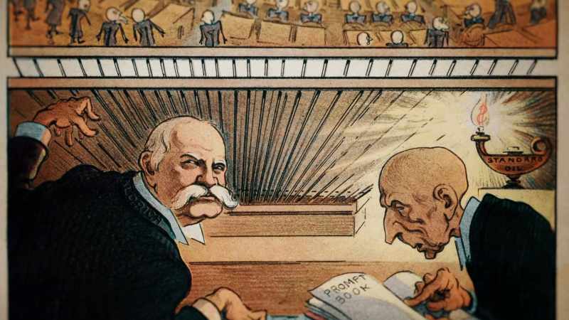 Roosevelt tries to expose Rockefeller's shenanigans