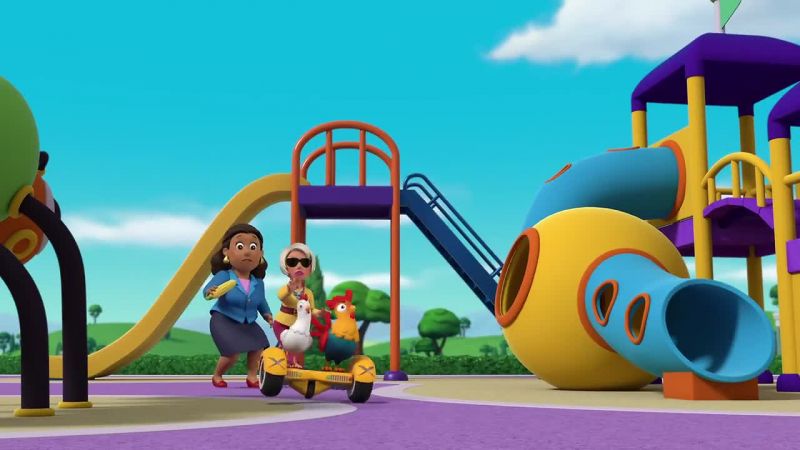 Roosterio, stop rolling around this shabby playground