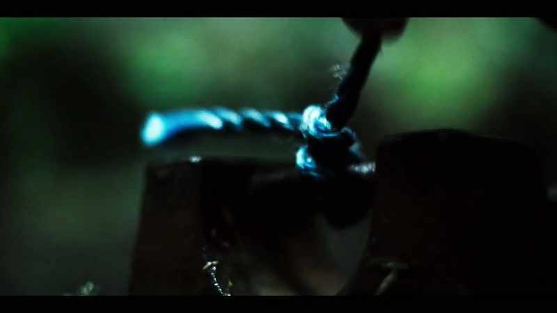 (rope straining)