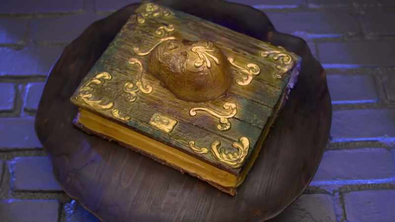 [Rosanna] This spell book looks like it was found somewhere magical