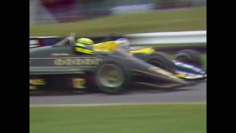 Rosberg tried to overtake Senna