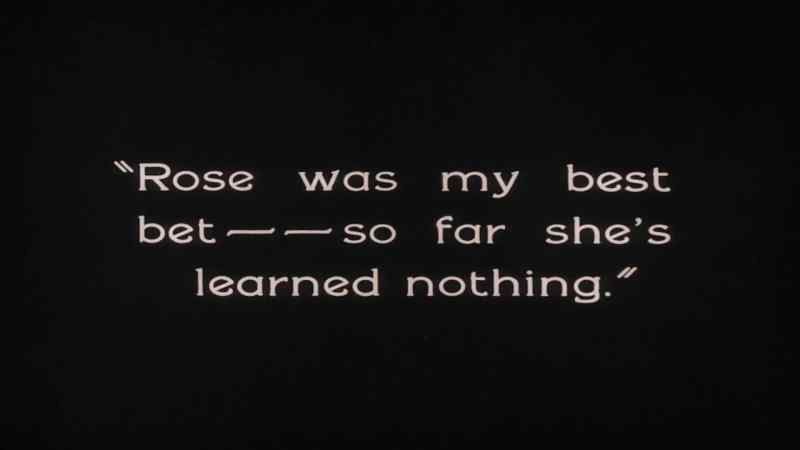 Rose was my best bet... so far she' s learned nothing