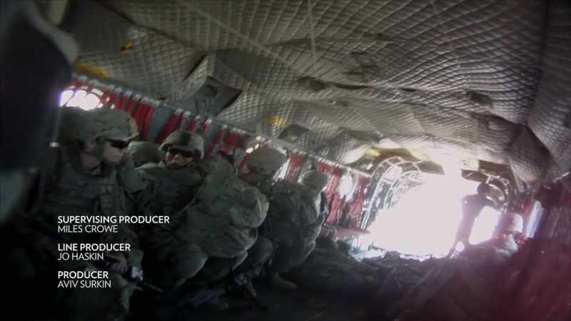 (rotor blades chopping)