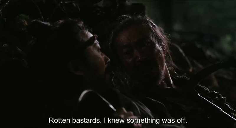 Rotten bastards. I knew something was off
