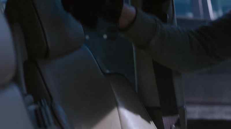 [rubbing over seat]