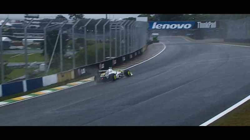 Rubens Barrichello on home territory