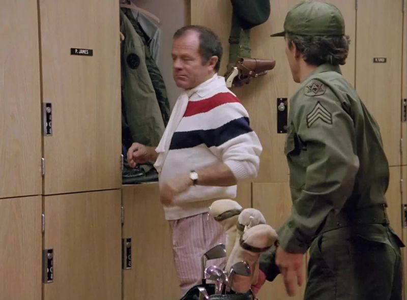 Run me a shower, Sergeant. Hot
