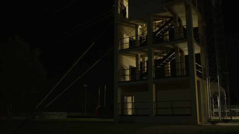 (running up stairs)