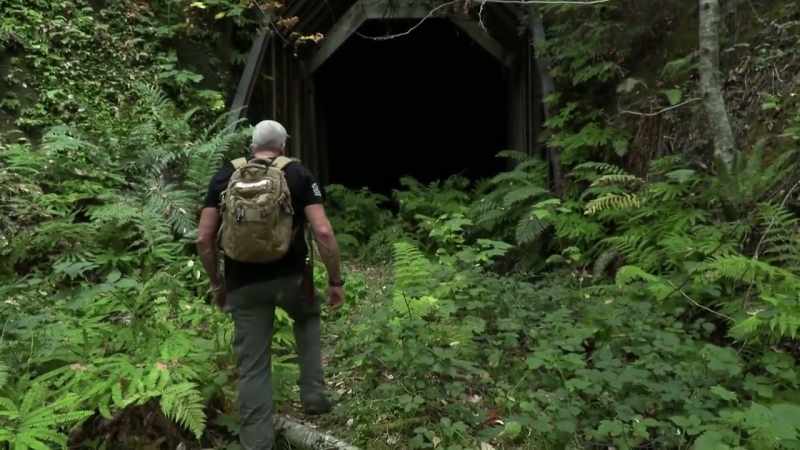 [Russell] Last night I found a tunnel