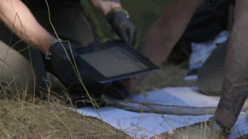 Russell and Ronny are running digital scans