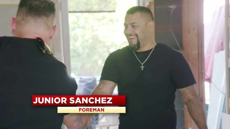[Russell] This is now gonna be our mudroom/... -[Junior] Correct