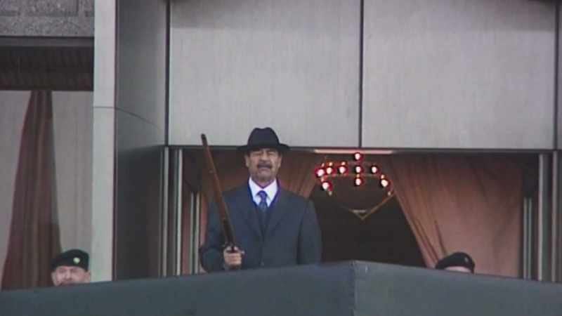 Saddam sends his body cut in pieces