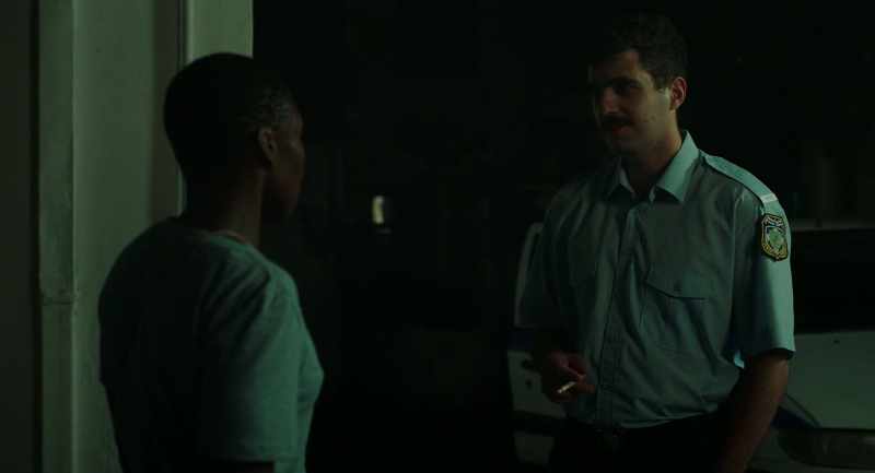 (SALESMAN GETTING BEAT UP)