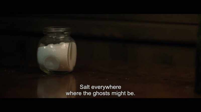 Salt everywhere where the ghosts might be