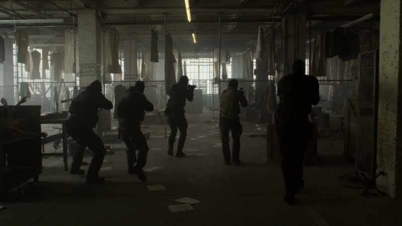 [Sam] Homeland Security! Drop your weapons!
