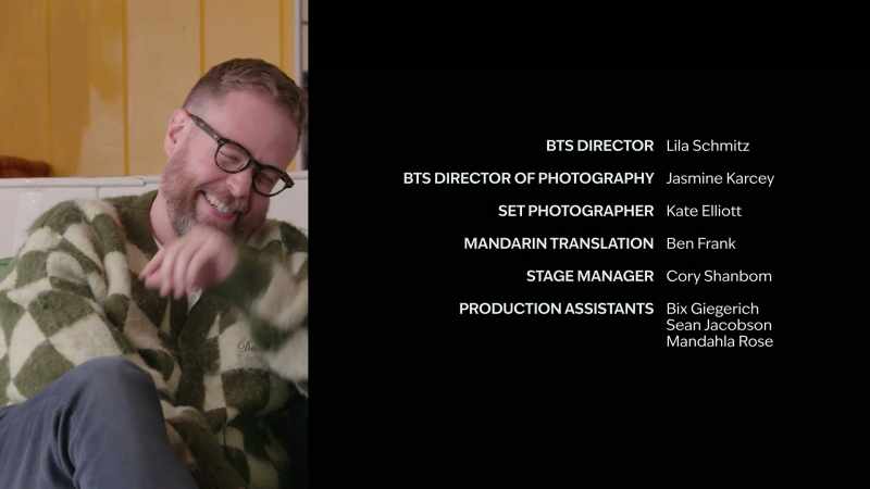 (Sam laughing) (crew laughing)