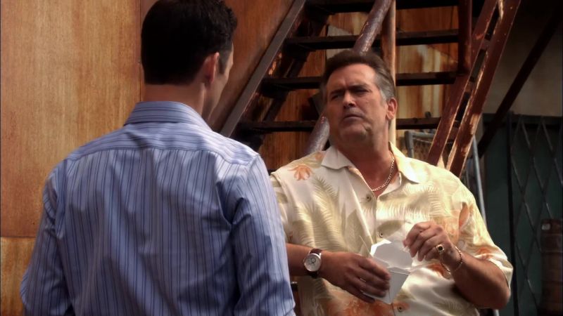 Sam, there are chairs inside, you know, where it's not 100 degrees