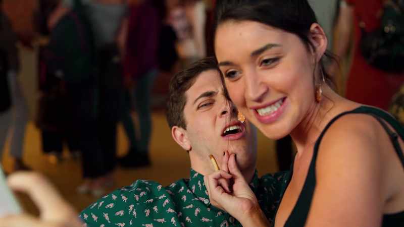 [Samberg] Unfortunately, Shira had gotten a text mid pop