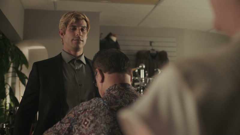 Same with the jacket, sized to fit the shoulders