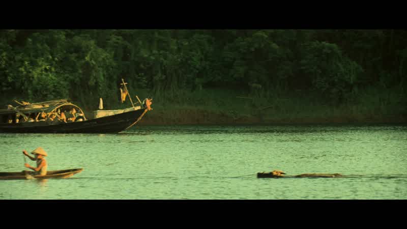 Sampan off the port bow