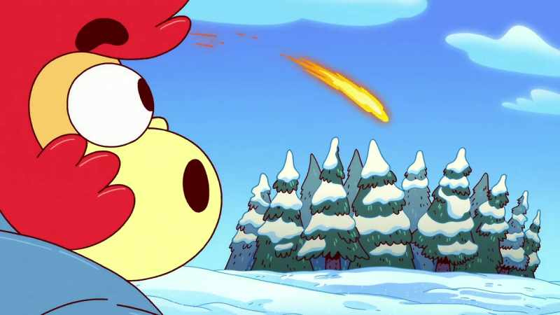 [Santa groaning]