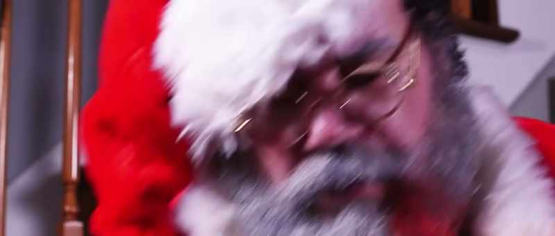 (Santa groans)