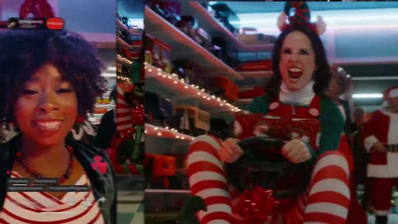 �� Santa make him hurry