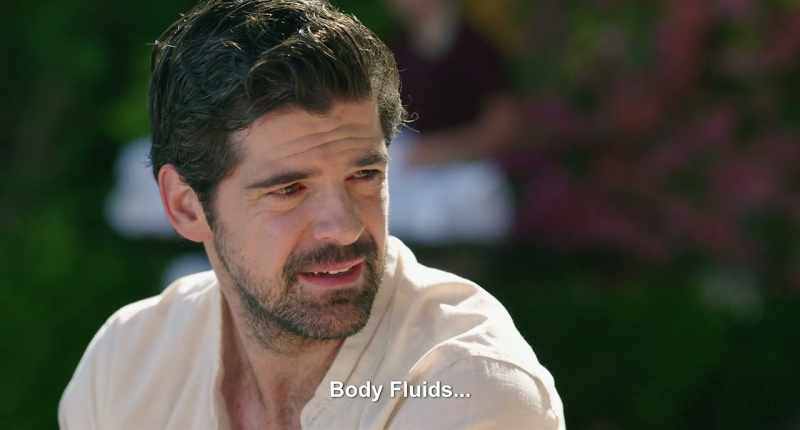 [Santiago and Fernanda speak in foreign language]