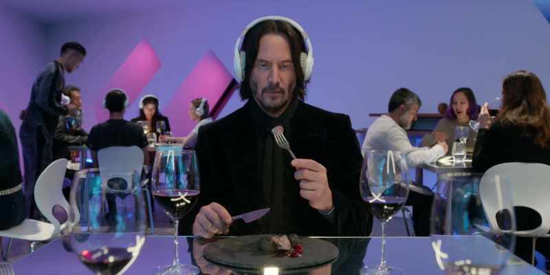 [Sasha] Mm! Mm! - [Keanu moans]