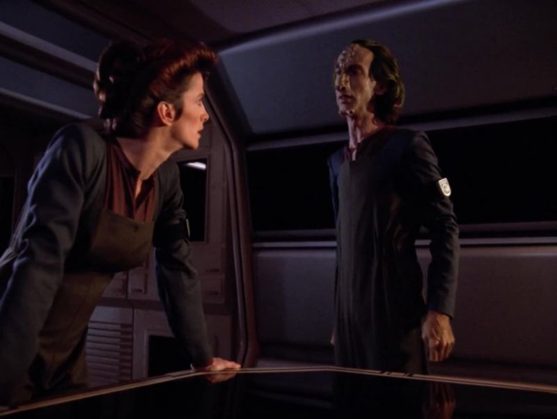 Satler's dead. He ran into the baryon sweep